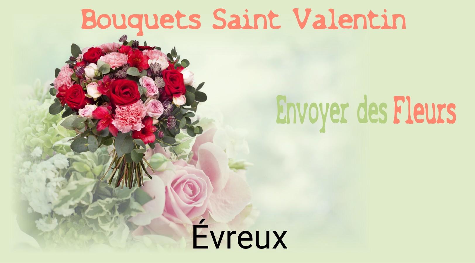 Roses de Saint-Valentin livrées à Évreux